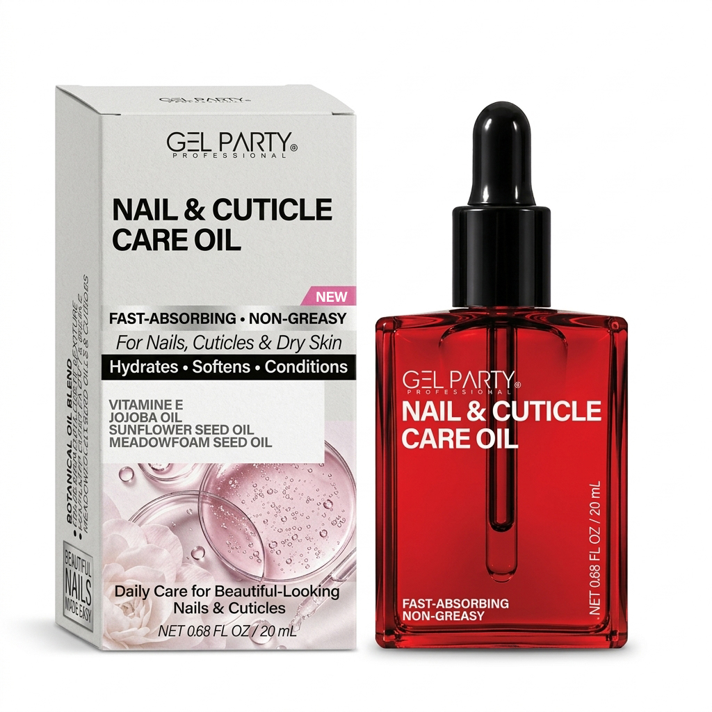 GEL PARTY Rose Nail & Cuticle Care Oil – 20 mL